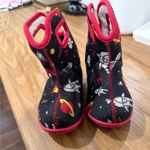 Baby Bogs Space Print Insulated Waterproof Boot